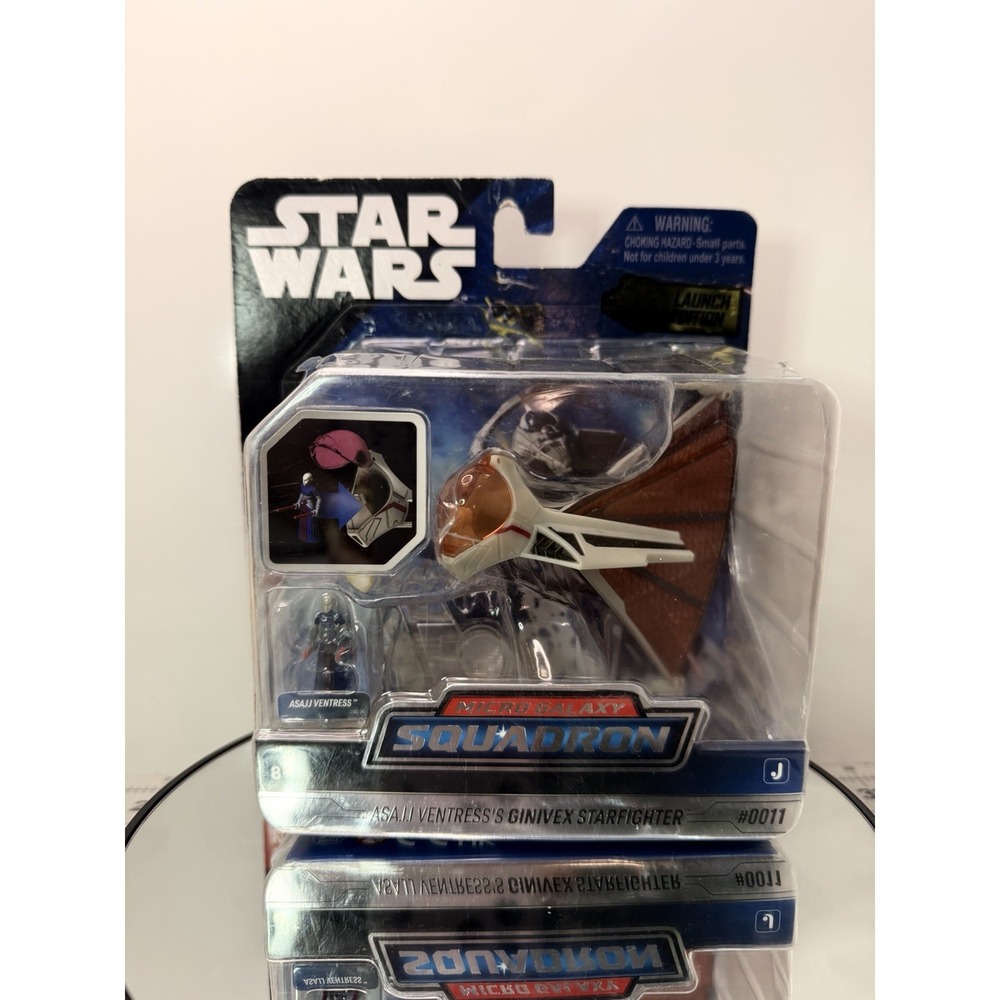 Star Wars Micro Galaxy Squadron Asajj Ventress's Ginivex Starfighter #0011